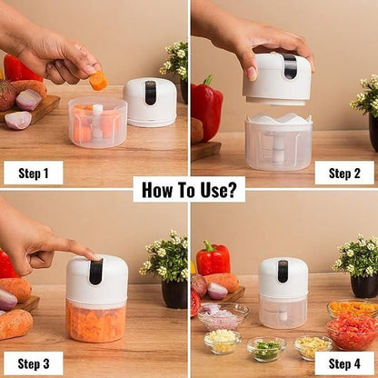 Food Chopper-Latest Food Chopper With USB Cable